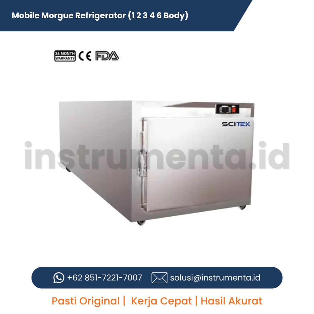 Authorized Distributor Mobile Morgue Refrigerator Scitek CR-S Series Kulkas Jenazah Kamar Mayat Rumah Sakit dan Laboratorium Patologi